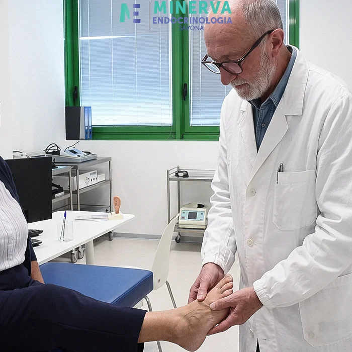 Controllo del piede diabetico
