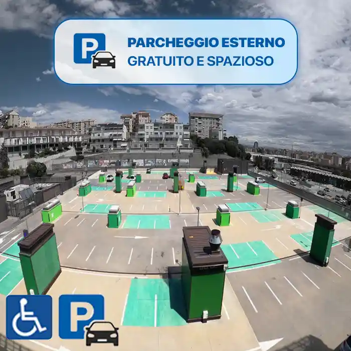 Parcheggio esterno gratuito Centro Medico Minerva Savona